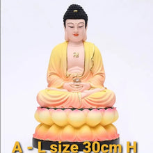 Load image into Gallery viewer, Chinese Feng Shui Good Fortune Wealth Blessing 3 Gods Statue Home/Office Decor Sculpture Craft Living Room TV Cabinet Fortune Ornament Housewarming Gift