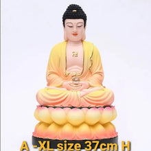 Load image into Gallery viewer, Chinese Feng Shui Good Fortune Wealth Blessing 3 Gods Statue Home/Office Decor Sculpture Craft Living Room TV Cabinet Fortune Ornament Housewarming Gift