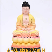 Load image into Gallery viewer, Chinese Feng Shui Good Fortune Wealth Blessing 3 Gods Statue Home/Office Decor Sculpture Craft Living Room TV Cabinet Fortune Ornament Housewarming Gift