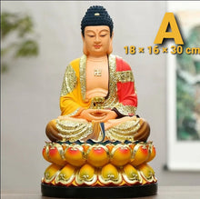 Load image into Gallery viewer, Chinese Feng Shui Good Fortune Wealth Blessing 3 Gods Statue Home/Office Decor Sculpture Craft Living Room TV Cabinet Fortune Ornament Housewarming Gift