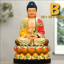 Load image into Gallery viewer, Chinese Feng Shui Good Fortune Wealth Blessing 3 Gods Statue Home/Office Decor Sculpture Craft Living Room TV Cabinet Fortune Ornament Housewarming Gift