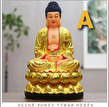 Load image into Gallery viewer, Chinese Feng Shui Good Fortune Wealth Blessing 3 Gods Statue Home/Office Decor Sculpture Craft Living Room TV Cabinet Fortune Ornament Housewarming Gift