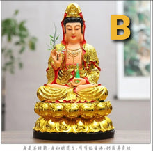 Load image into Gallery viewer, Chinese Feng Shui Good Fortune Wealth Blessing 3 Gods Statue Home/Office Decor Sculpture Craft Living Room TV Cabinet Fortune Ornament Housewarming Gift