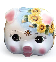 Load image into Gallery viewer, Chinese Feng Shui Good Fortune Wealth Lucky Gold Money Piggy Bank Statue Home/Office Decor Sculpture Craft Living Room TV Cabinet Fortune Ornament Housewarming Gift