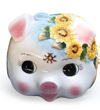 Load image into Gallery viewer, Chinese Feng Shui Good Fortune Wealth Lucky Gold Money Piggy Bank Statue Home/Office Decor Sculpture Craft Living Room TV Cabinet Fortune Ornament Housewarming Gift