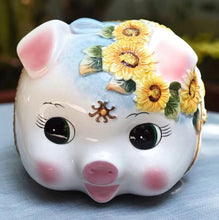 Load image into Gallery viewer, Chinese Feng Shui Good Fortune Wealth Lucky Gold Money Piggy Bank Statue Home/Office Decor Sculpture Craft Living Room TV Cabinet Fortune Ornament Housewarming Gift