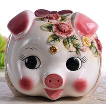 Load image into Gallery viewer, Chinese Feng Shui Good Fortune Wealth Lucky Gold Money Piggy Bank Statue Home/Office Decor Sculpture Craft Living Room TV Cabinet Fortune Ornament Housewarming Gift