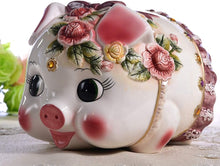 Load image into Gallery viewer, Chinese Feng Shui Good Fortune Wealth Lucky Gold Money Piggy Bank Statue Home/Office Decor Sculpture Craft Living Room TV Cabinet Fortune Ornament Housewarming Gift