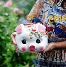 Load image into Gallery viewer, Chinese Feng Shui Good Fortune Wealth Lucky Gold Money Piggy Bank Statue Home/Office Decor Sculpture Craft Living Room TV Cabinet Fortune Ornament Housewarming Gift
