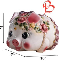Load image into Gallery viewer, Chinese Feng Shui Good Fortune Wealth Lucky Gold Money Piggy Bank Statue Home/Office Decor Sculpture Craft Living Room TV Cabinet Fortune Ornament Housewarming Gift