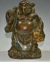 Load image into Gallery viewer, Chinese Feng Shui Good Fortune Wealth Lucky Gold Money Toad Statue Home/Office Decor Sculpture Craft Living Room TV Cabinet Fortune Ornament Housewarming Gift