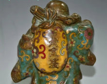 Load image into Gallery viewer, Chinese Feng Shui Good Fortune Wealth Lucky Gold Money Toad Statue Home/Office Decor Sculpture Craft Living Room TV Cabinet Fortune Ornament Housewarming Gift