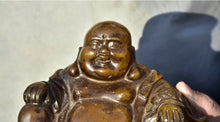 Load image into Gallery viewer, Chinese Feng Shui Good Fortune Wealth Lucky Gold Money Toad Statue Home/Office Decor Sculpture Craft Living Room TV Cabinet Fortune Ornament Housewarming Gift