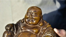 Load image into Gallery viewer, Chinese Feng Shui Good Fortune Wealth Lucky Gold Money Toad Statue Home/Office Decor Sculpture Craft Living Room TV Cabinet Fortune Ornament Housewarming Gift
