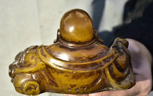 Load image into Gallery viewer, Chinese Feng Shui Good Fortune Wealth Lucky Gold Money Toad Statue Home/Office Decor Sculpture Craft Living Room TV Cabinet Fortune Ornament Housewarming Gift