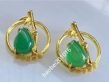 Load image into Gallery viewer, (Copy) 10% OFF- 55/56/57mm Certified Jadeite Emerald A Jade HandCarved Lucky Bracelet Bangle GX873