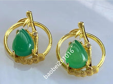 Load image into Gallery viewer, (Copy) 10% OFF- 55/56/57mm Certified Jadeite Emerald A Jade HandCarved Lucky Bracelet Bangle GX873