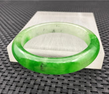 Load image into Gallery viewer, 10% OF- 57/58/59mm Certified Natural 3 Color Jadeite Emerald A*Jade HandCarved Lucky Bracelet Bangle GX641
