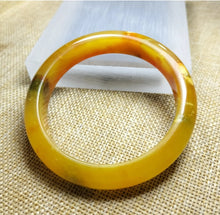 Load image into Gallery viewer, (Copy) 10% OF- 57/58/59mm Certified Natural 3 Color Jadeite Emerald A*Jade HandCarved Lucky Bracelet Bangle GX641