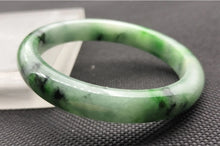 Load image into Gallery viewer, (Copy) 10% OF- 57/58/59mm Certified Natural 3 Color Jadeite Emerald A*Jade HandCarved Lucky Bracelet Bangle GX641