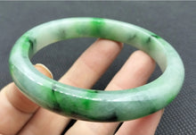 Load image into Gallery viewer, (Copy) 10% OF- 57/58/59mm Certified Natural 3 Color Jadeite Emerald A*Jade HandCarved Lucky Bracelet Bangle GX641