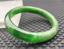 Load image into Gallery viewer, (Copy) 10% OF- 57/58/59mm Certified Natural 3 Color Jadeite Emerald A*Jade HandCarved Lucky Bracelet Bangle GX641