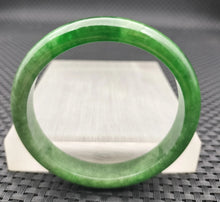 Load image into Gallery viewer, (Copy) 10% OF- 57/58/59mm Certified Natural 3 Color Jadeite Emerald A*Jade HandCarved Lucky Bracelet Bangle GX641