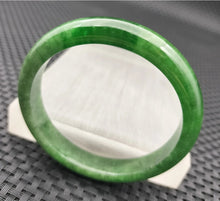 Load image into Gallery viewer, (Copy) 10% OF- 57/58/59mm Certified Natural 3 Color Jadeite Emerald A*Jade HandCarved Lucky Bracelet Bangle GX641