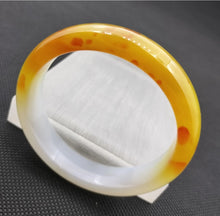 Load image into Gallery viewer, (Copy) 10% OF- 57/58/59mm Certified Natural 3 Color Jadeite Emerald A*Jade HandCarved Lucky Bracelet Bangle GX641