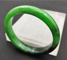 Load image into Gallery viewer, (Copy) 10% OF- 57/58/59mm Certified Natural 3 Color Jadeite Emerald A*Jade HandCarved Lucky Bracelet Bangle GX641