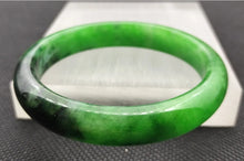 Load image into Gallery viewer, (Copy) 10% OF- 57/58/59mm Certified Natural 3 Color Jadeite Emerald A*Jade HandCarved Lucky Bracelet Bangle GX641