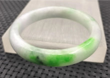 Load image into Gallery viewer, (Copy) 10% OF- 57/58/59mm Certified Natural 3 Color Jadeite Emerald A*Jade HandCarved Lucky Bracelet Bangle GX641
