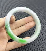 Load image into Gallery viewer, (Copy) 10% OF- 57/58/59mm Certified Natural 3 Color Jadeite Emerald A*Jade HandCarved Lucky Bracelet Bangle GX641
