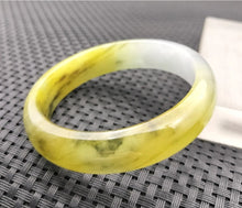 Load image into Gallery viewer, (Copy) 10% OF- 57/58/59mm Certified Natural 3 Color Jadeite Emerald A*Jade HandCarved Lucky Bracelet Bangle GX641