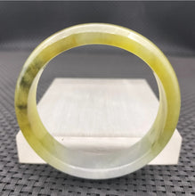 Load image into Gallery viewer, (Copy) 10% OF- 57/58/59mm Certified Natural 3 Color Jadeite Emerald A*Jade HandCarved Lucky Bracelet Bangle GX641