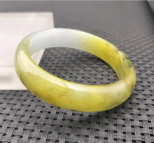 Load image into Gallery viewer, (Copy) 10% OF- 57/58/59mm Certified Natural 3 Color Jadeite Emerald A*Jade HandCarved Lucky Bracelet Bangle GX641