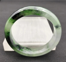 Load image into Gallery viewer, 10% OF- 57/58/59mm Certified Natural 3 Color Jadeite Emerald A*Jade HandCarved Lucky Bracelet Bangle GX641