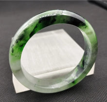 Load image into Gallery viewer, 10% OF- 57/58/59mm Certified Natural 3 Color Jadeite Emerald A*Jade HandCarved Lucky Bracelet Bangle GX641