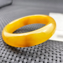 Load image into Gallery viewer, 10% OF- 57/58/59mm Certified Natural 3 Color Jadeite Emerald A*Jade HandCarved Lucky Bracelet Bangle GX641