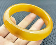 Load image into Gallery viewer, 10% OF- 57/58/59mm Certified Natural 3 Color Jadeite Emerald A*Jade HandCarved Lucky Bracelet Bangle GX641