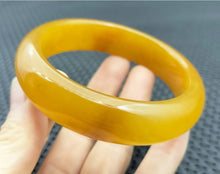 Load image into Gallery viewer, 10% OF- 57/58/59mm Certified Natural 3 Color Jadeite Emerald A*Jade HandCarved Lucky Bracelet Bangle GX641