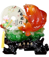 Load image into Gallery viewer, Chinese Feng Shui Good Fortune Wealth Lucky Gold Money Toad Statue Home/Office Decor Sculpture Craft Living Room TV Cabinet Fortune Ornament Housewarming Gift