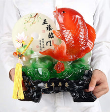 Load image into Gallery viewer, Chinese Feng Shui Good Fortune Wealth Lucky Gold Money Toad Statue Home/Office Decor Sculpture Craft Living Room TV Cabinet Fortune Ornament Housewarming Gift