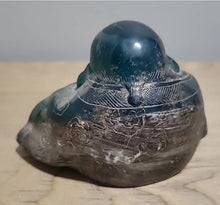Load image into Gallery viewer, Chinese Feng Shui Good Fortune Wealth Amber Blessing Happy Buddha Statue Home/Office Decor Sculpture Craft Living Room TV Cabinet Fortune Ornament Housewarming Gift