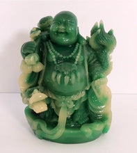 Load image into Gallery viewer, Chinese Feng Shui Good Fortune Wealth Gold Money Dragon Blessing Happy Buddha Statue Home/Office Decor Sculpture Craft Living Room TV Cabinet Fortune Ornament Housewarming Gift