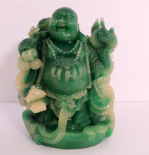 Load image into Gallery viewer, Chinese Feng Shui Good Fortune Wealth Gold Money Dragon Blessing Happy Buddha Statue Home/Office Decor Sculpture Craft Living Room TV Cabinet Fortune Ornament Housewarming Gift