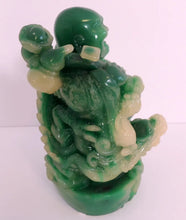 Load image into Gallery viewer, Chinese Feng Shui Good Fortune Wealth Gold Money Dragon Blessing Happy Buddha Statue Home/Office Decor Sculpture Craft Living Room TV Cabinet Fortune Ornament Housewarming Gift