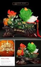 Load image into Gallery viewer, Chinese Feng Shui Good Fortune Wealth Gold Dragon/Pixui/Lion/Brave Troop Gourd Cabbage Statue Home/Office Decor Sculpture Craft Living Room TV Cabinet Fortune Ornament Housewarming Gift