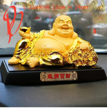 Load image into Gallery viewer, Chinese Feng Shui Good Fortune Wealth Blessing Fu Lu Shou 3 Gods of Wealth Craft Statue Home/Office Decor Sculpture Craft Living Room TV Cabinet Fortune Ornament Housewarming Gift