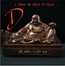 Load image into Gallery viewer, Chinese Feng Shui Good Fortune Wealth Blessing Fu Lu Shou 3 Gods of Wealth Craft Statue Home/Office Decor Sculpture Craft Living Room TV Cabinet Fortune Ornament Housewarming Gift